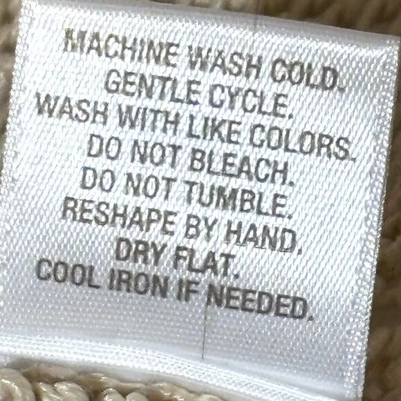 Roz & Ali 1X cropped open cardigan in neutral oatmeal color short sleeve - Picture 11 of 14